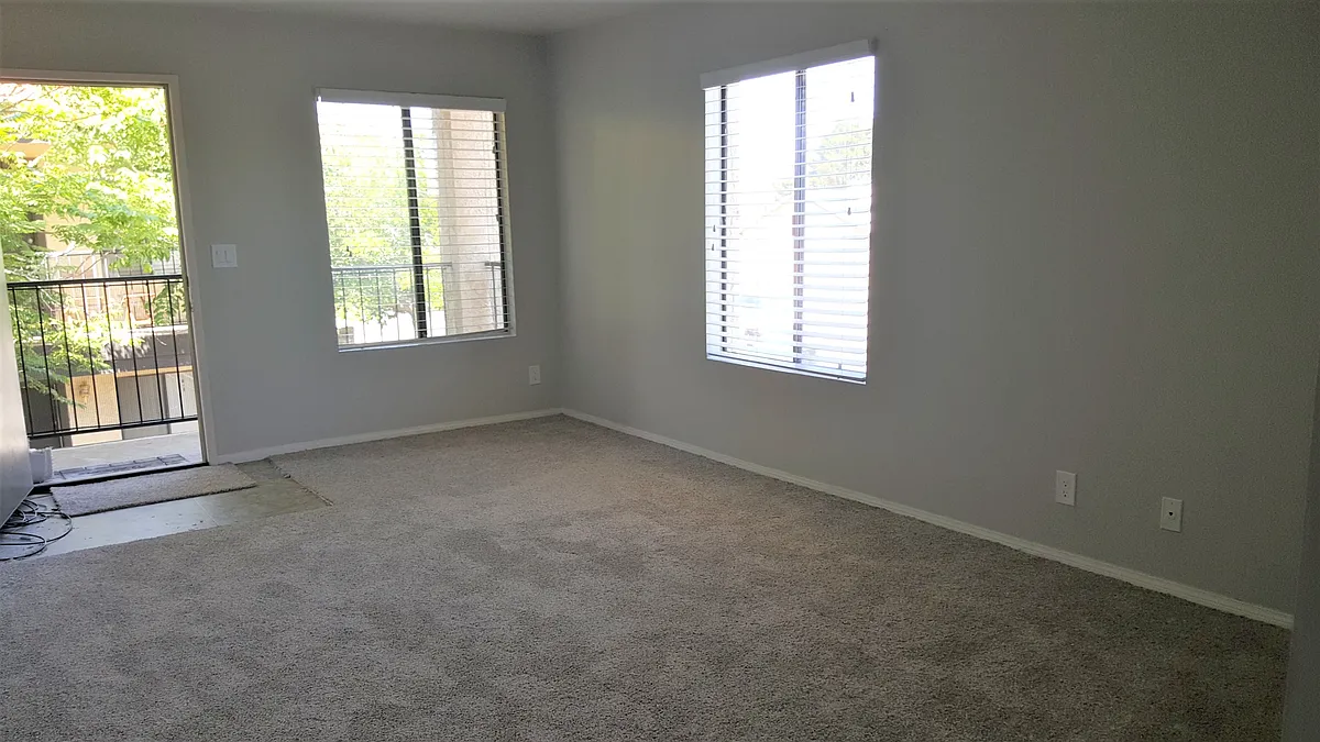 Living room with great natural light and attractive modern updates - 539 E Ridgecrest Blvd #F
