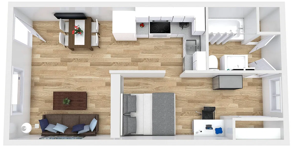Floor plan 0X1