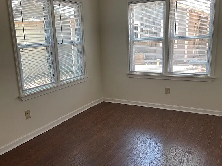 Bedroom will easily accommodate bed & study area