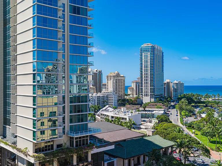ocean side view from the unit