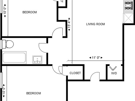 2nd image of 532 W 111th St #73A