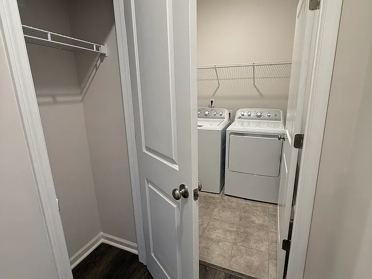 Utility Closet Laundry View
