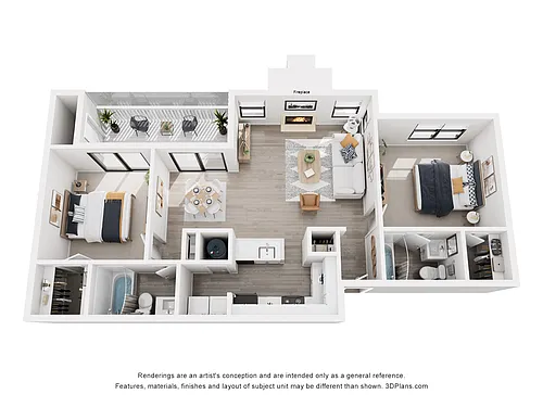 Floor plan Chesterfield B2A