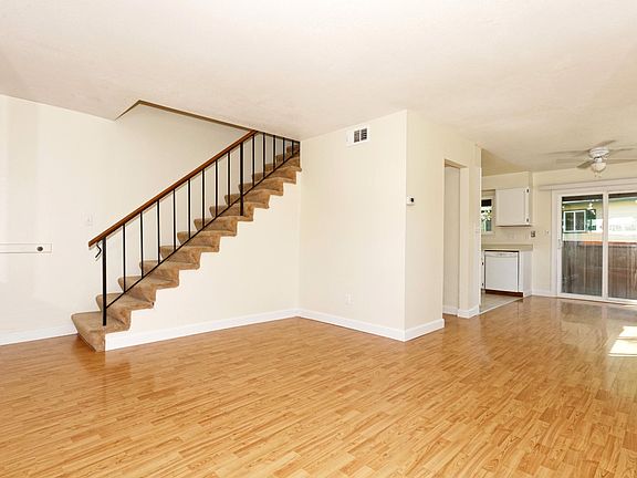 Living Room/Dining Area/Kitchen (new hardwood floors not shown)
