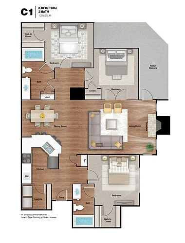 Floor plan C1