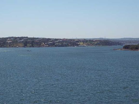 View of the main basin of Lake Travis from the house