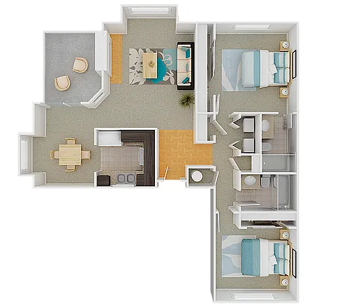 Floor plan Ponderosa