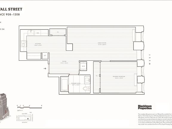 2nd image of 1 Wall St #1108
