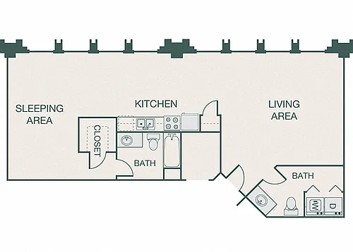 Floor plan A14 (Penthouse 6)