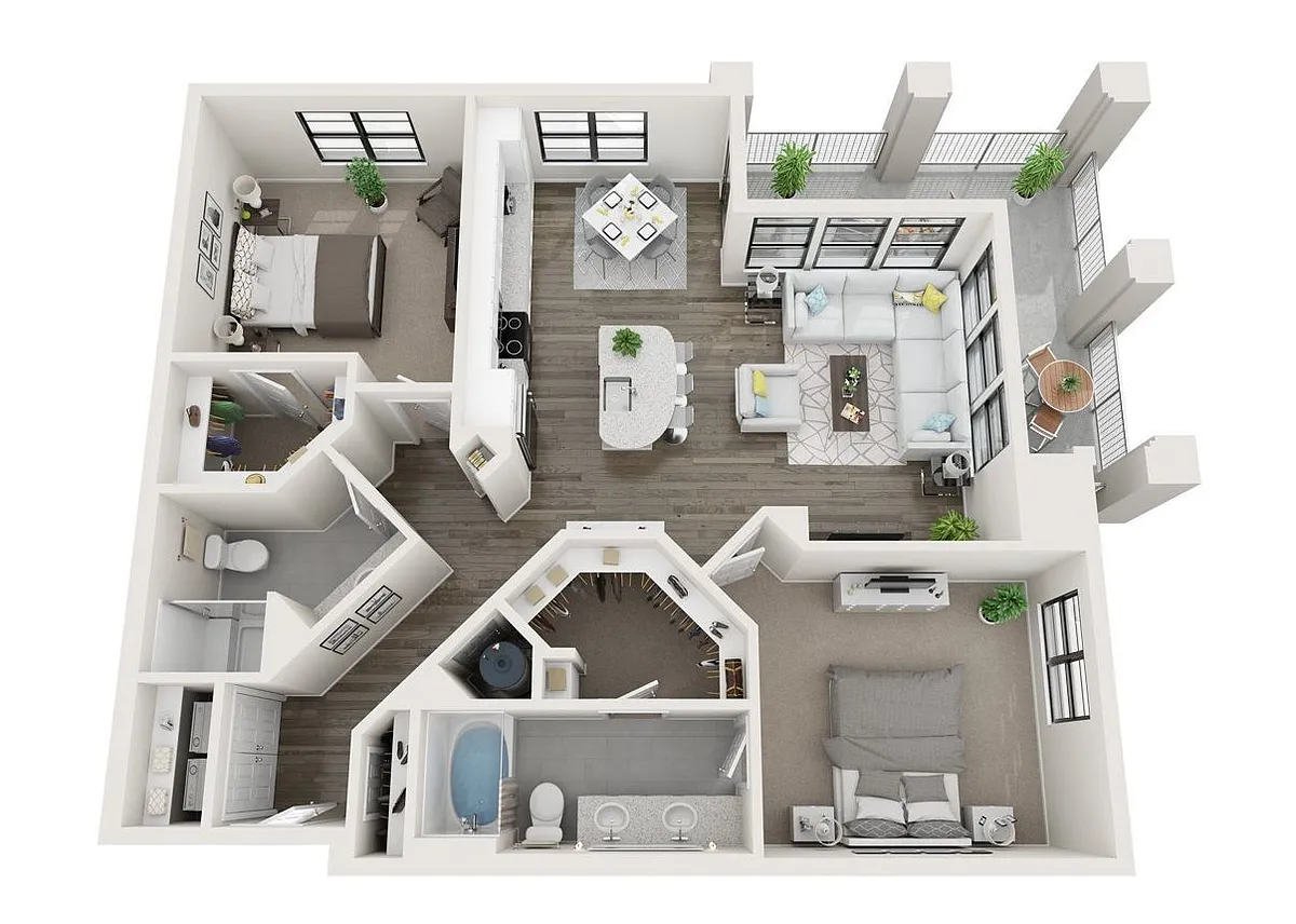 Floor plan B2