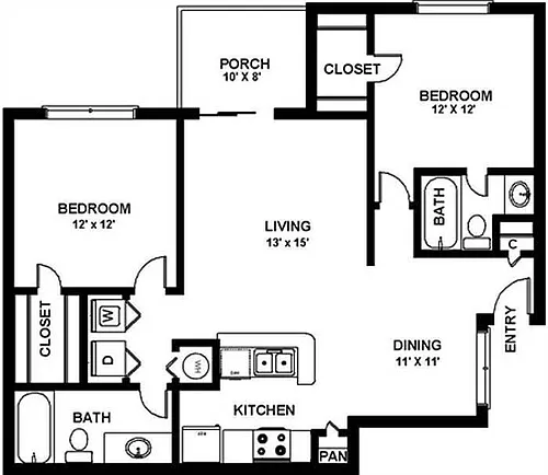 Floor plan Mojave