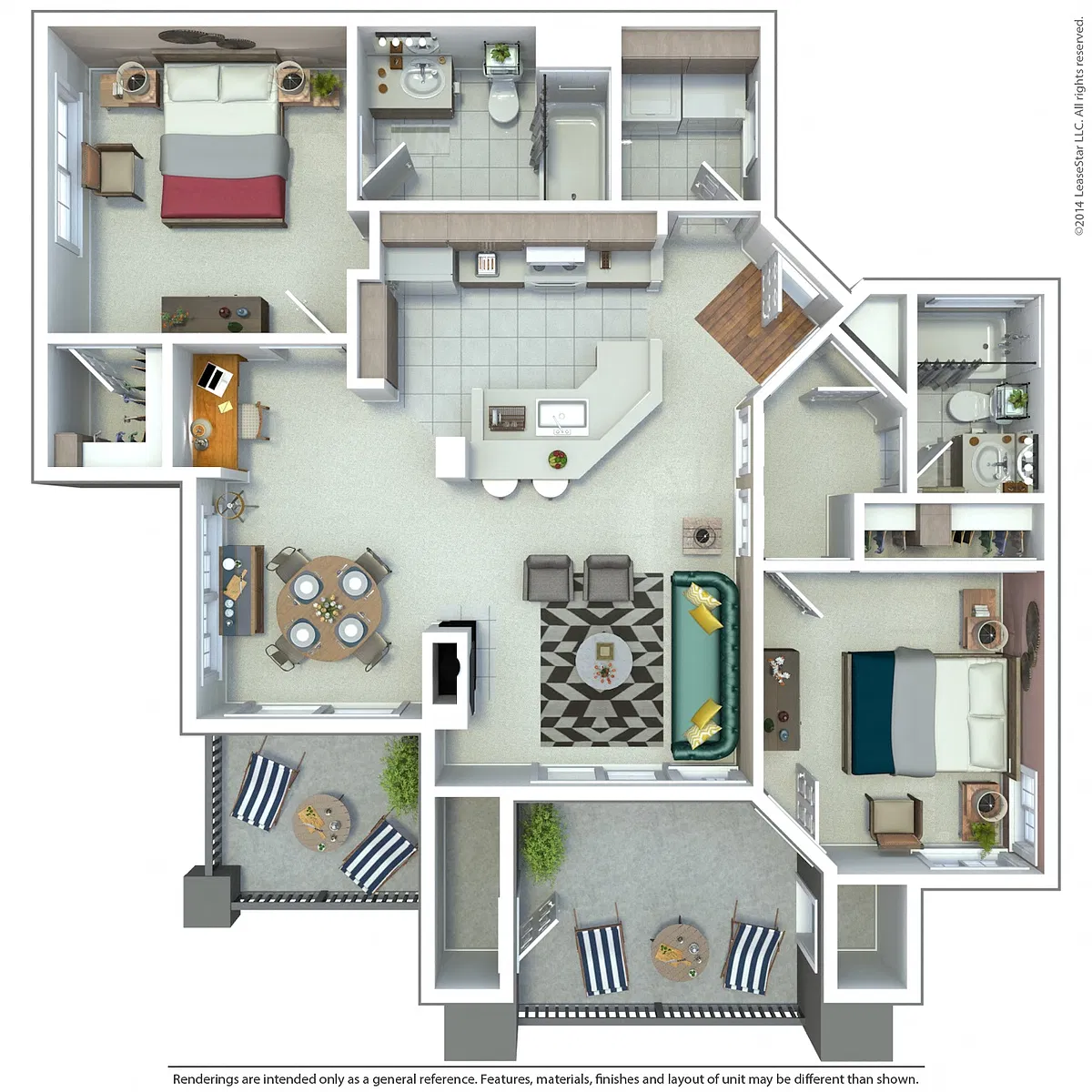Floor plan Residence 2 Luxury
