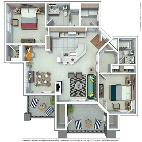 Floor plan Residence 2 Luxury