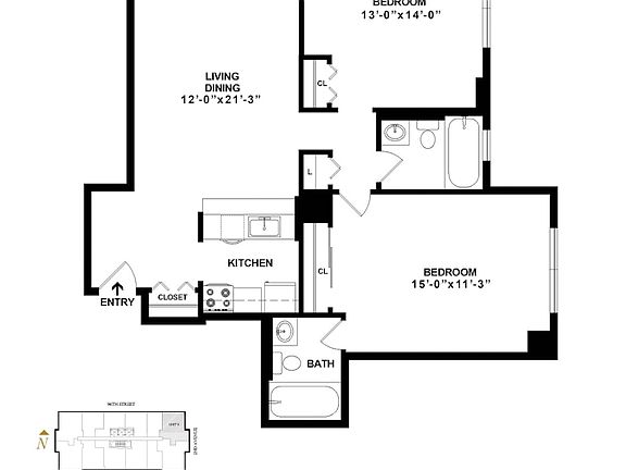 2nd image of 225 E 95th St #C4k