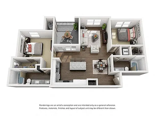 Floor plan B1B