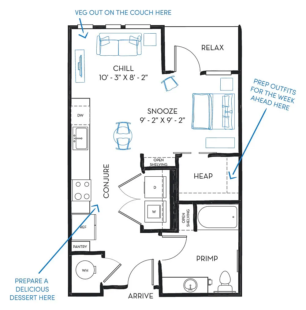 Floor plan E0X1E