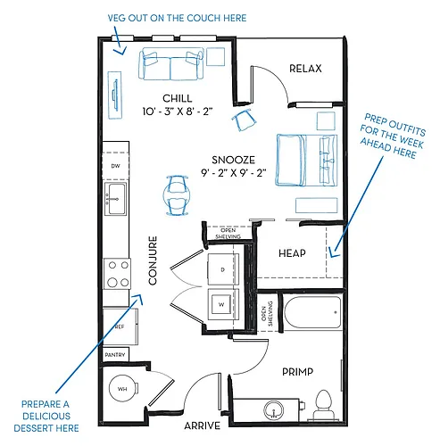 Floor plan E0X1E