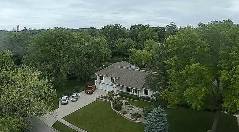 Front aerial view