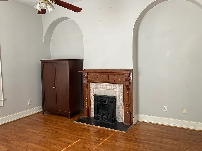 One of 3 large bedrooms with gas fireplaces