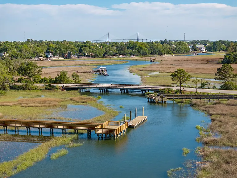 View of Nowell Creek Village community dock