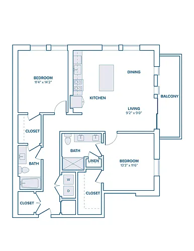 Floor plan B15