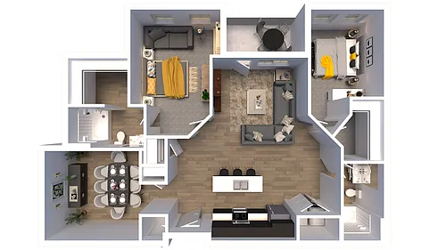 Floor plan Ponderosa