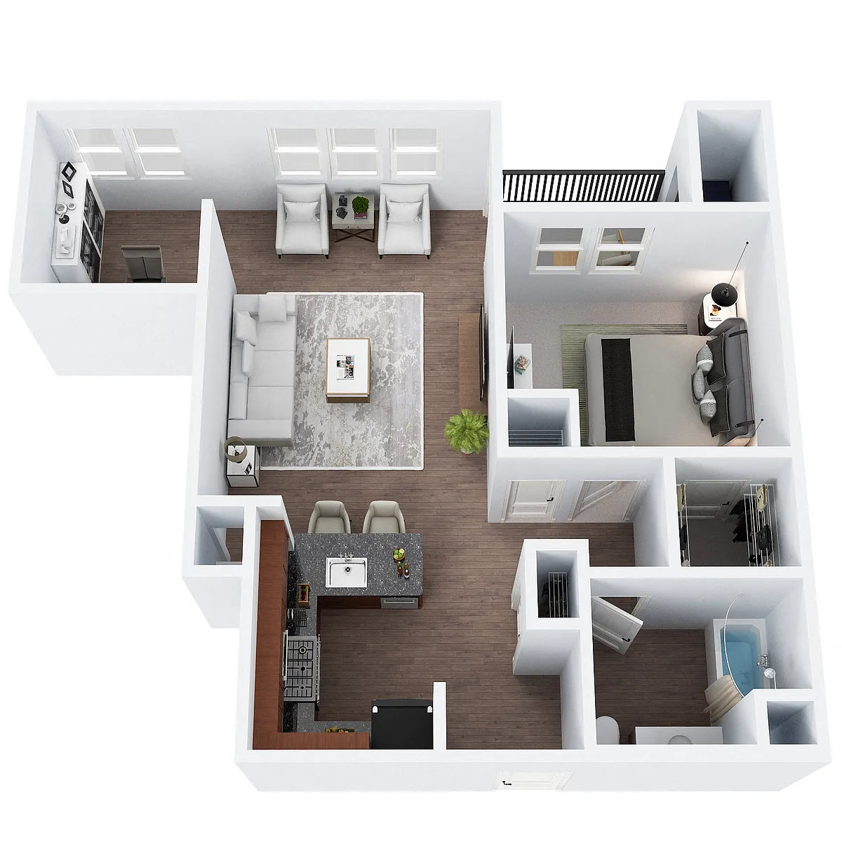 Floor plan A4D | Den