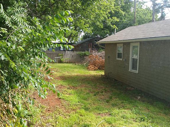 View out of back door