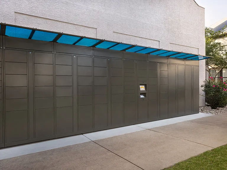 24-hour package lockers