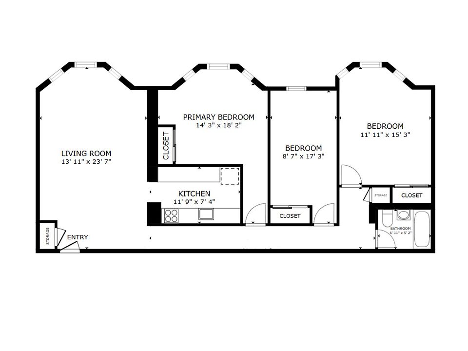 2nd image of 1202-1220 Hudson St #6248462