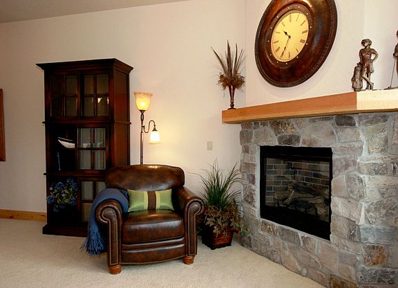 Real Rock Fireplace