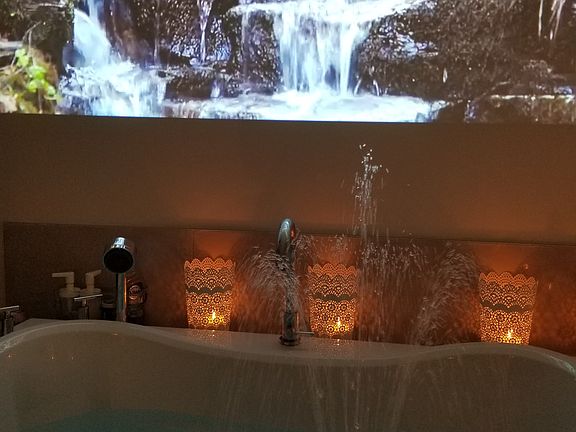 Beautiful bathing area for real relaxation