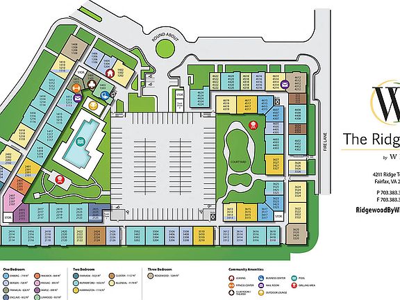 The Ridgewood by Windsor consists of two buildings that boast expansive indoor and outdoor amenity spaces