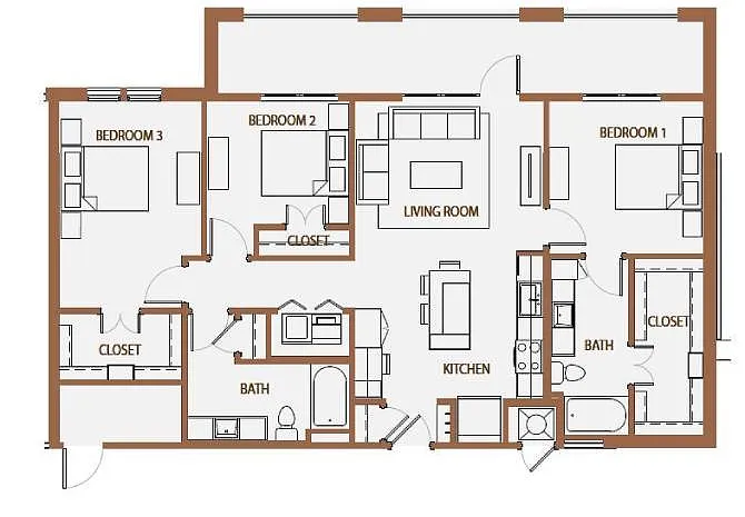Floor plan C1
