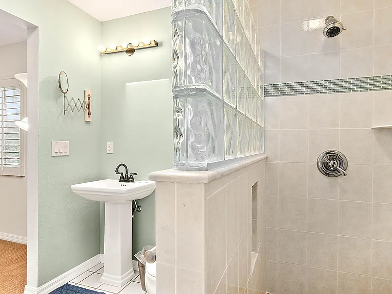 3rd bathroom with walking in shower