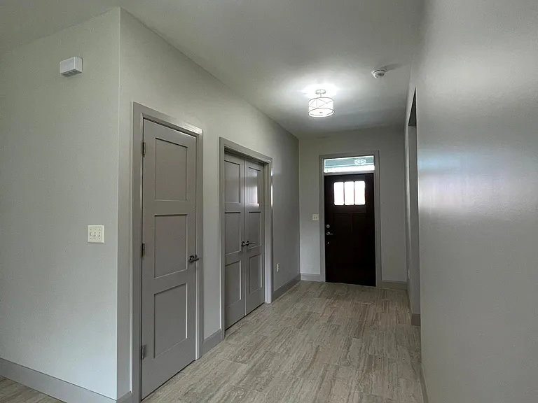 Entry way, facing the front door