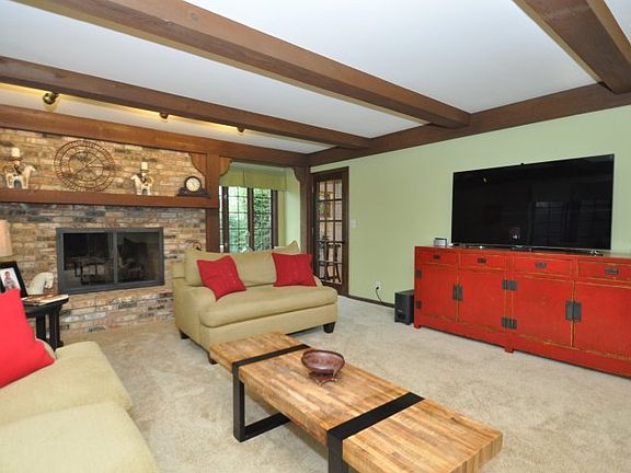 Gas Fireplace in Living Room