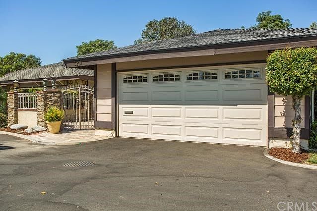 Gated front entrance