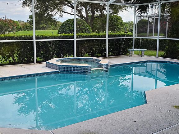 Pool and Spa View on the Golf Course