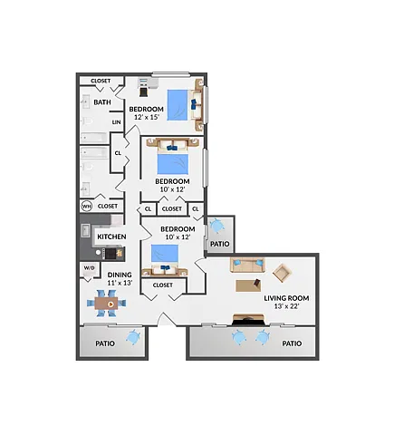 Floor plan 3A
