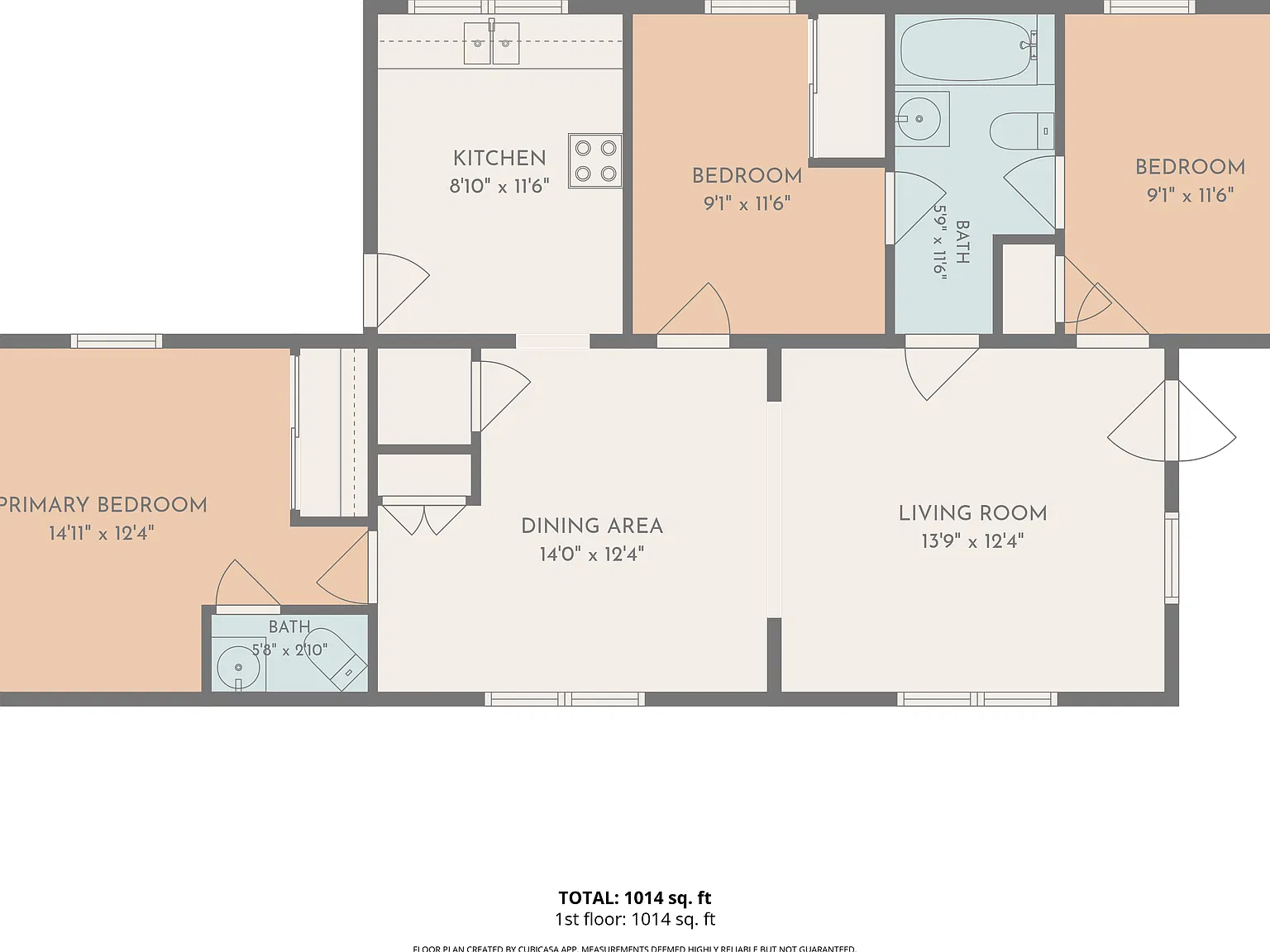 3 bed, 1.5 bath, 1832 sqft, $1,550 — Photo 2