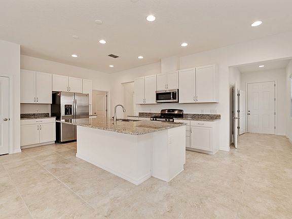 Ample storage cabinetry