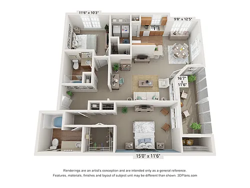 Floor plan The Gray Fox