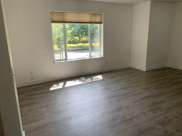 Living room with window overlooking Foothills