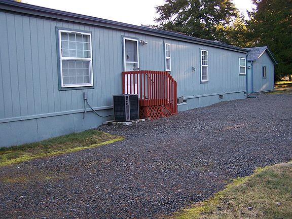 Back door leading to flower/vegetable garden