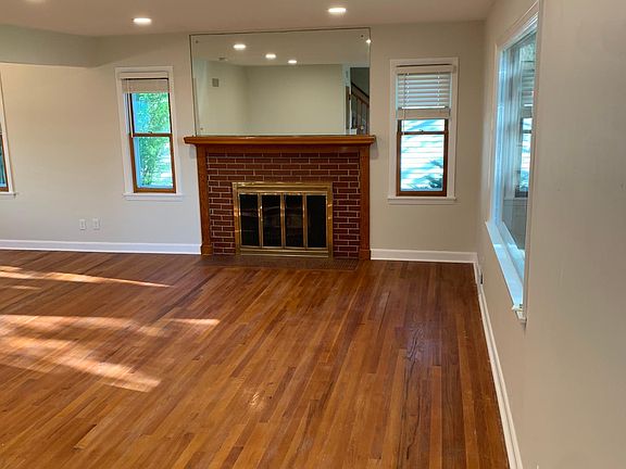 view of living room from front door