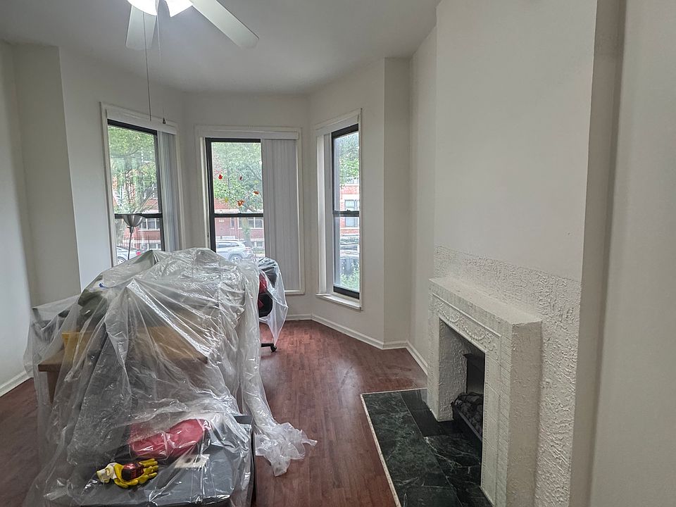 living room is painted