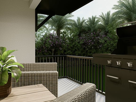 Private Second Floor Balcony