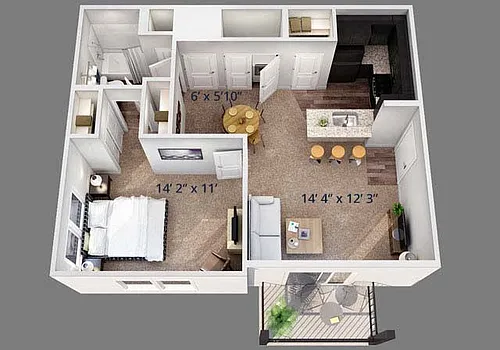 Floor plan The Topaz