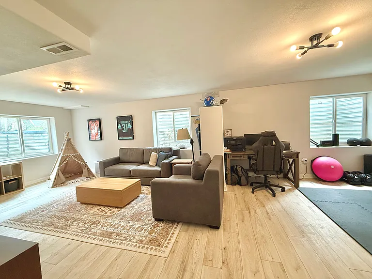 Basement - partially finished area